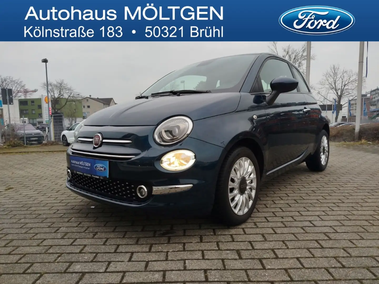 Fiat 500 Lounge 1.0 Mild Hybrid *Tempo*PDC*Navi* Blau - 1
