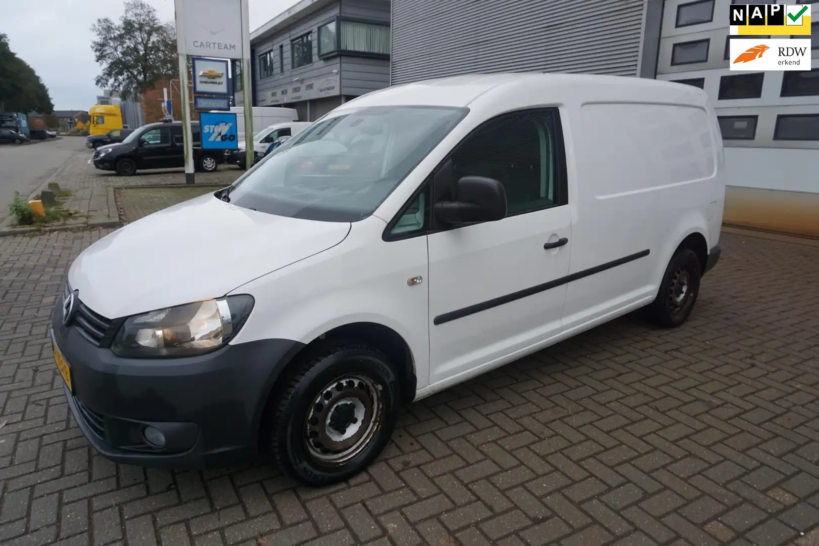 Volkswagen Caddy 1.6 TDI Maxi BMT 102PK /AIRCO / NAP / PDC /APK /NI Blanc - 1