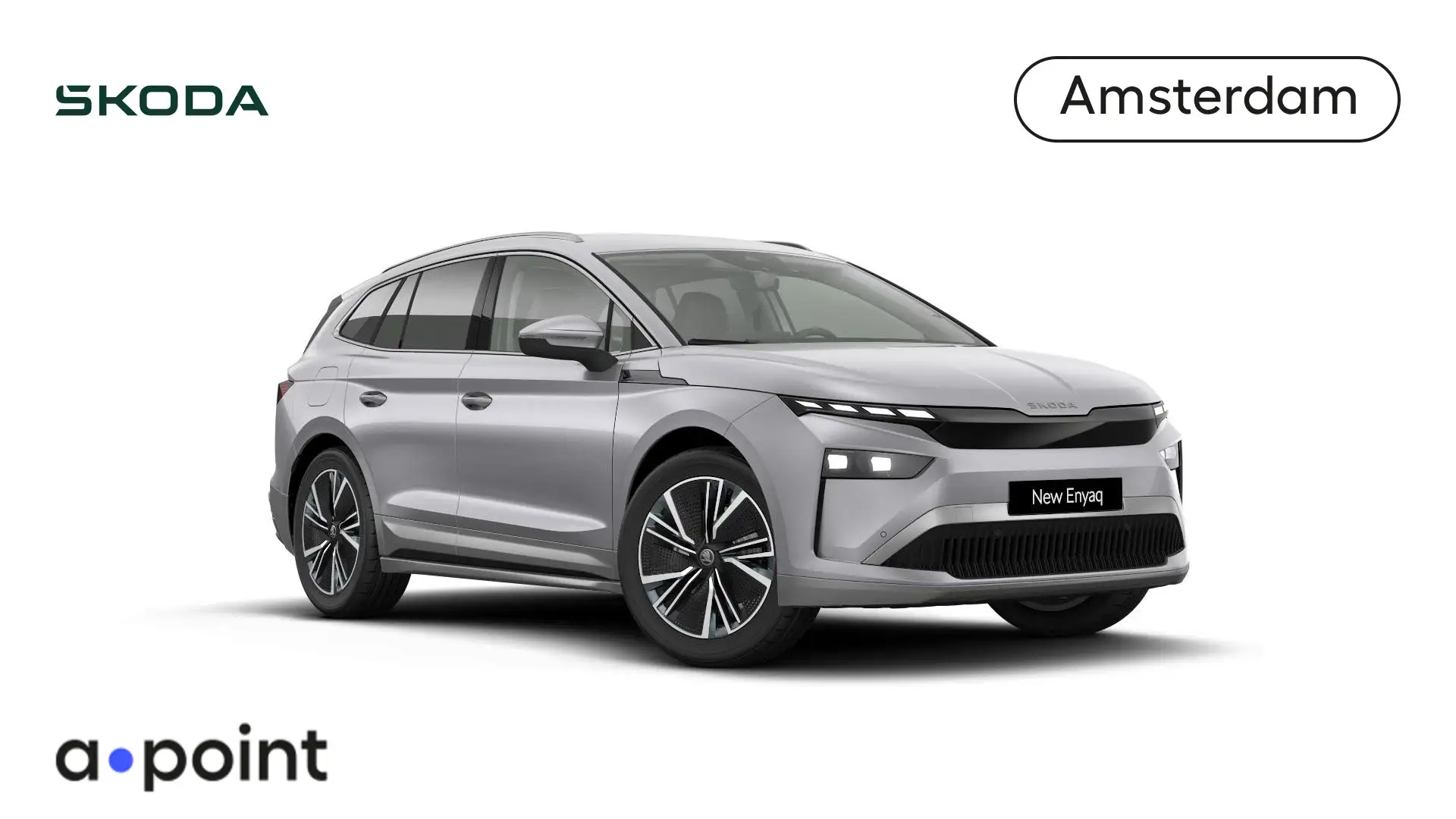 Skoda Enyaq 60 Business Edition 204 pk | 20 inch lichtmetalen Zilver - 1