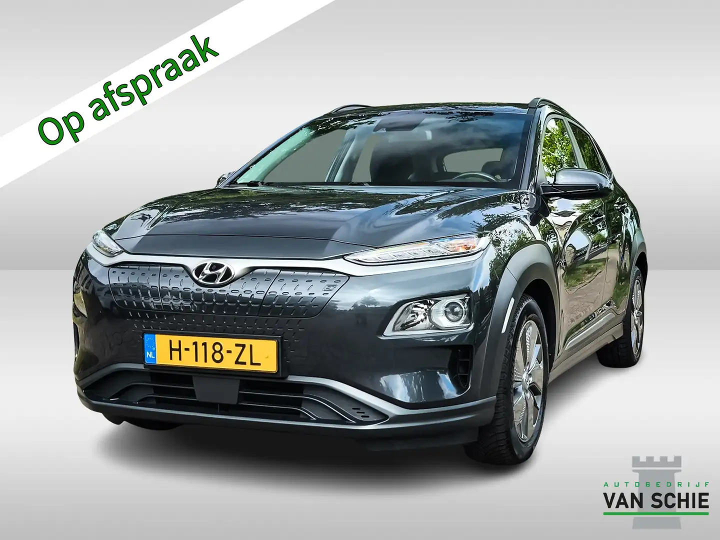 Hyundai KONA EV Comfort 64 kWh 3-Fase 1e-Eig. & Dealer-Onderh. Grijs - 1