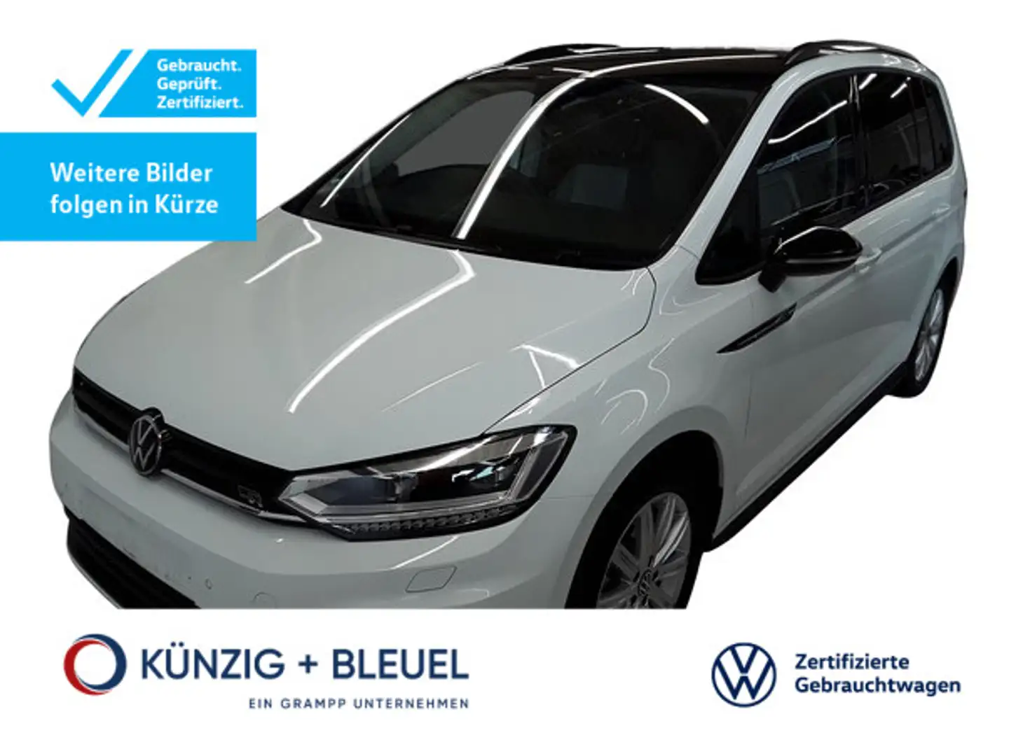 Volkswagen Touran 2.0 TDI DSG Highline*R-Line*Nav*StHzg*AHK Weiß - 1