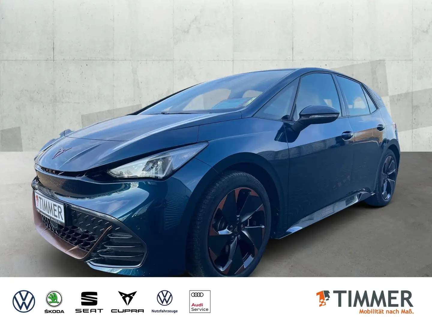 CUPRA Born 62kWh *LED *ACC *RKAM *NAVI *ALU 19"*VZE * Modrá - 1