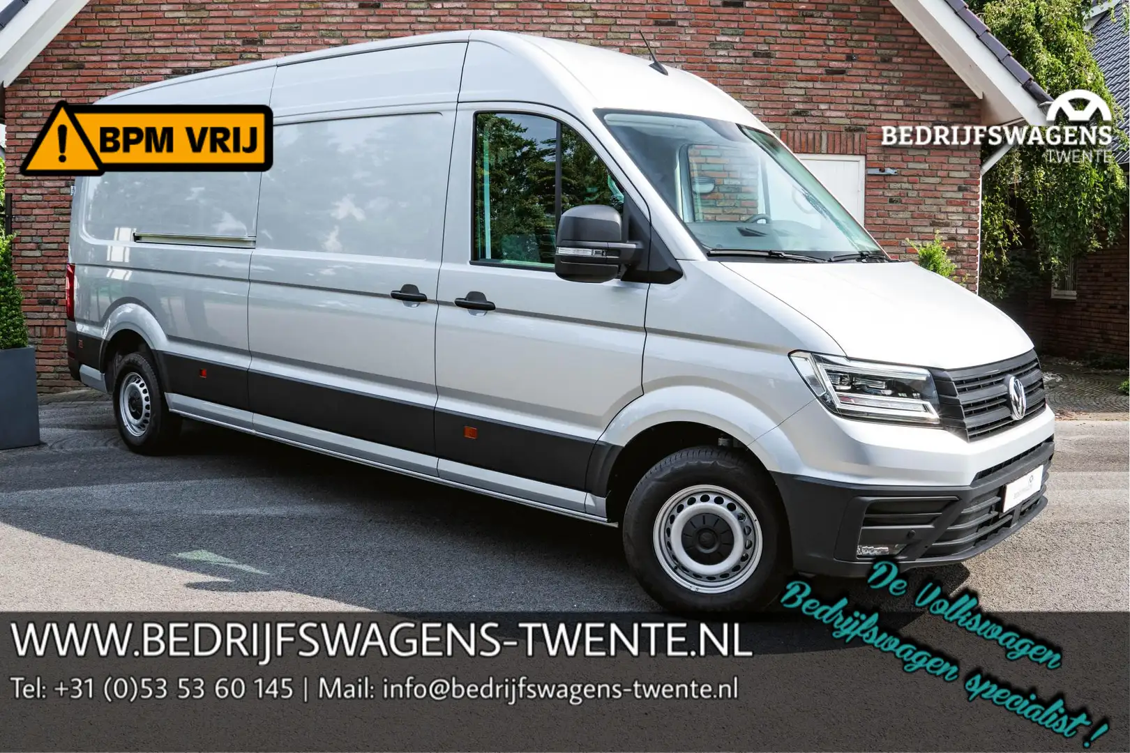 Volkswagen Crafter 2.0 TDI 177PK Automaat-8 L4H3 3.5T Comfortline LED Grijs - 1