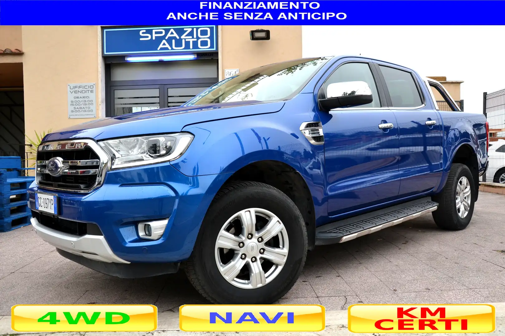 Ford Ranger 2.0 TDCi 170CV AUTOMATICO DOUBLE CAB LIMITED ** Blue - 1