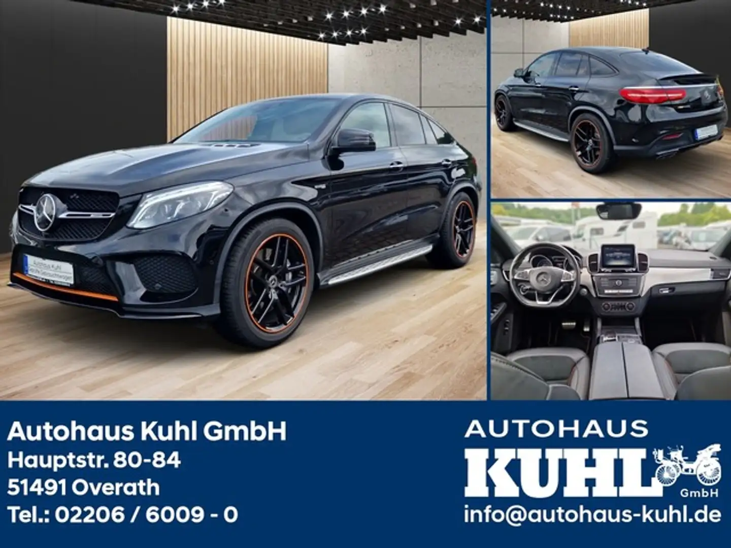 Mercedes-Benz GLE 43 AMG OrangeArtEdit AHK Leder,Navi,Klima, Czarny - 1