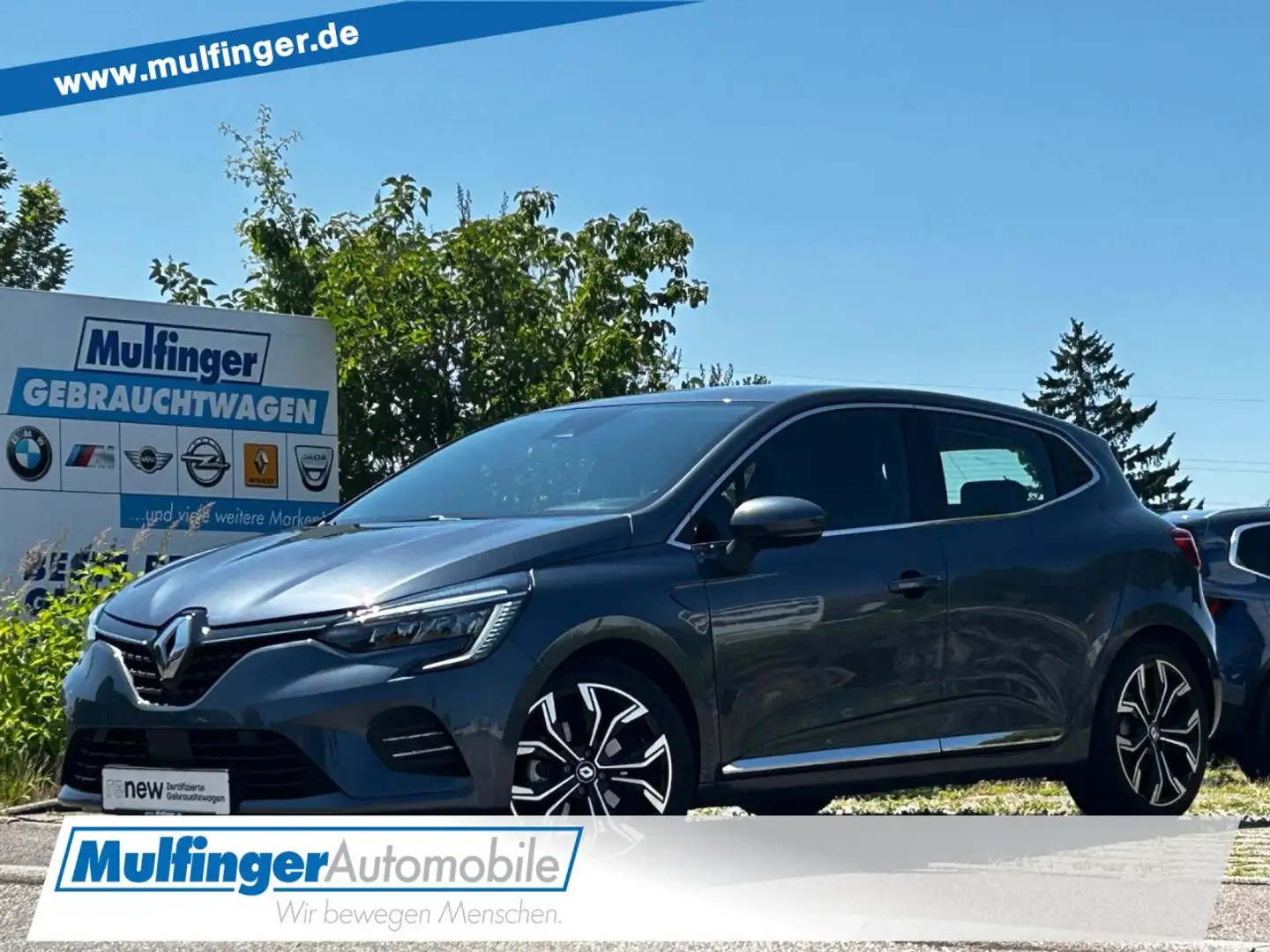 Renault Clio e-Tech140 Intens Navi Kamera Sitz+Lenkh.AHK Grau - 1