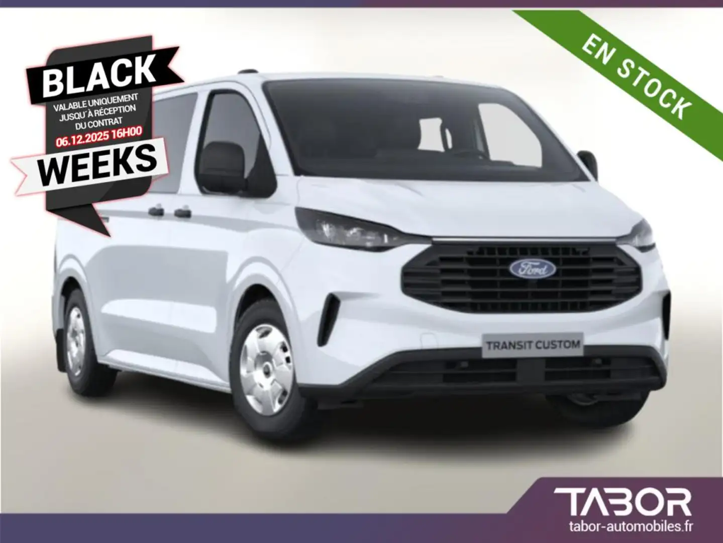 Ford Transit Custom DCiV TDCi 136 Trend 320L2 Blanc - 1