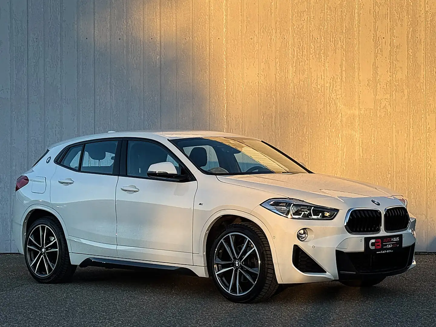 BMW X2 xDrive18d Aut. M-Sport, Shadow Line, LED, AHK Weiß - 1