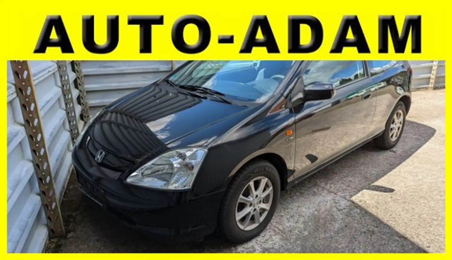 Honda Civic 1.6*Alufelgen*Klimaanlage* Zwart - 1