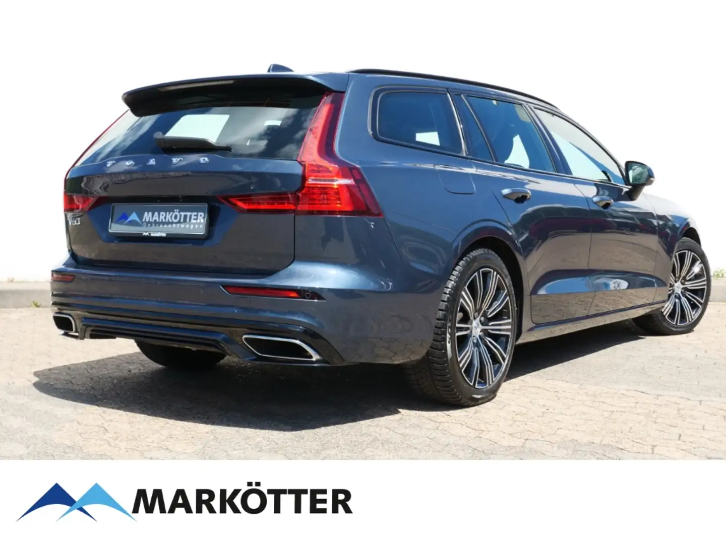Volvo V60 T6 Twin Engine AWD Plus Dark /CAM/2x PDC/ Blau - 2