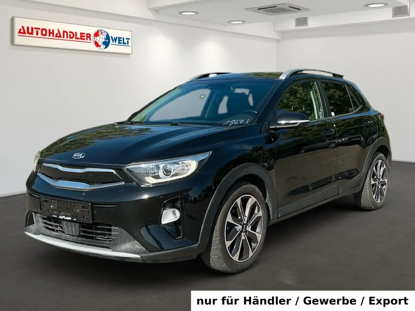 Kia Stonic 1.0 T-GDI AT Platinum Leder AAC Navi SHZ Negro - 1