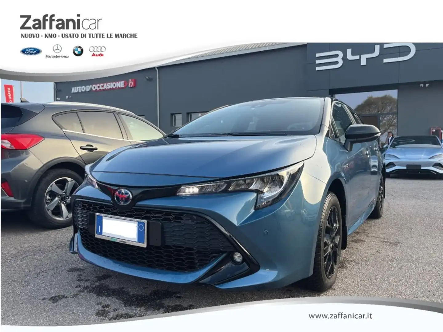 Toyota Corolla 1.8 Hybrid Active AUTOMATICA NEOPATENTATO Blu/Azzurro - 1