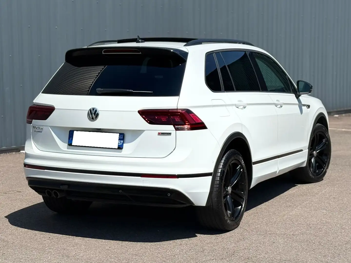 Volkswagen Tiguan 2.0 TDI 150 DSG7 4Motion Black R-Line Blanc - 2