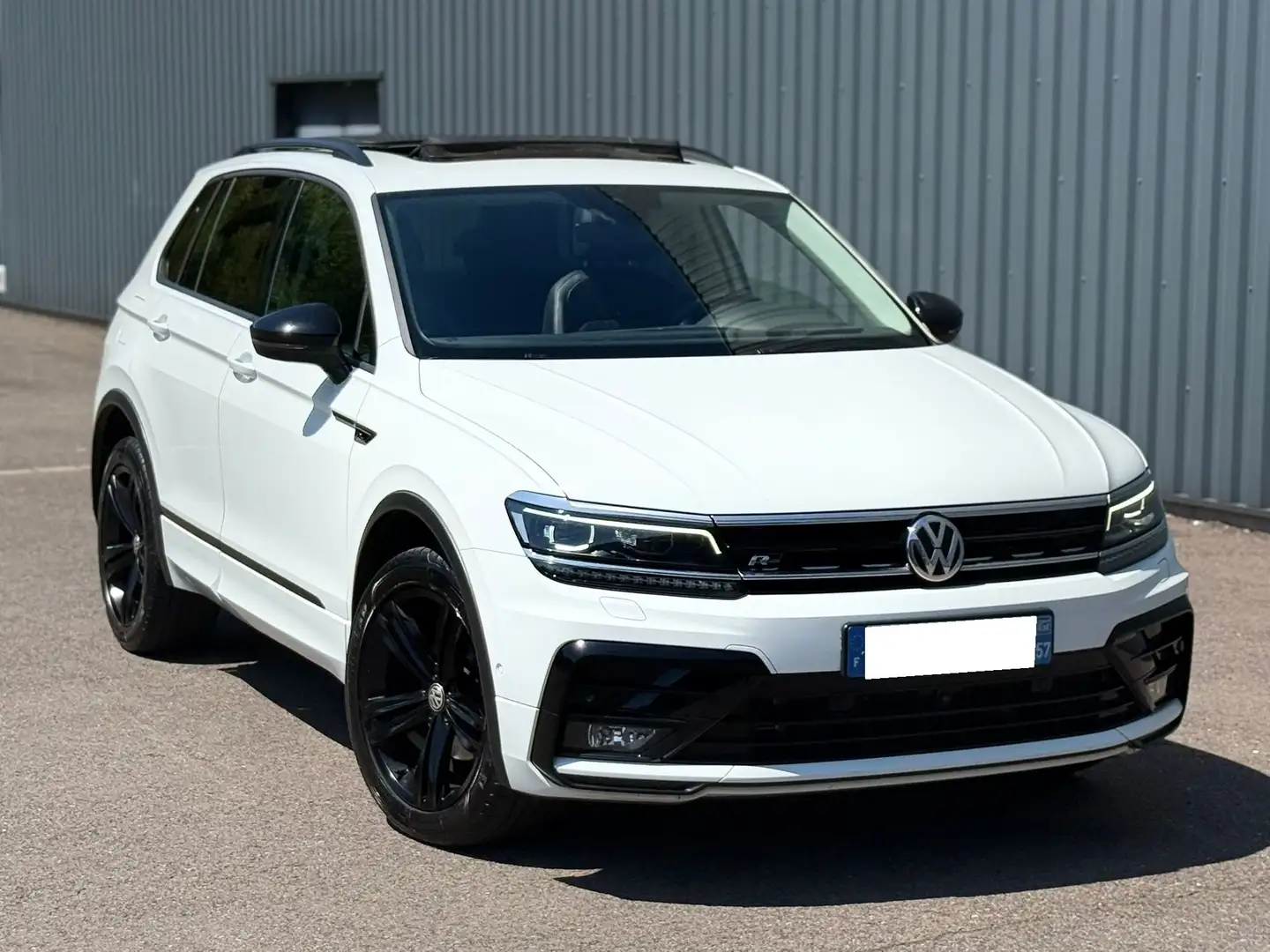 Volkswagen Tiguan 2.0 TDI 150 DSG7 4Motion Black R-Line Blanc - 1