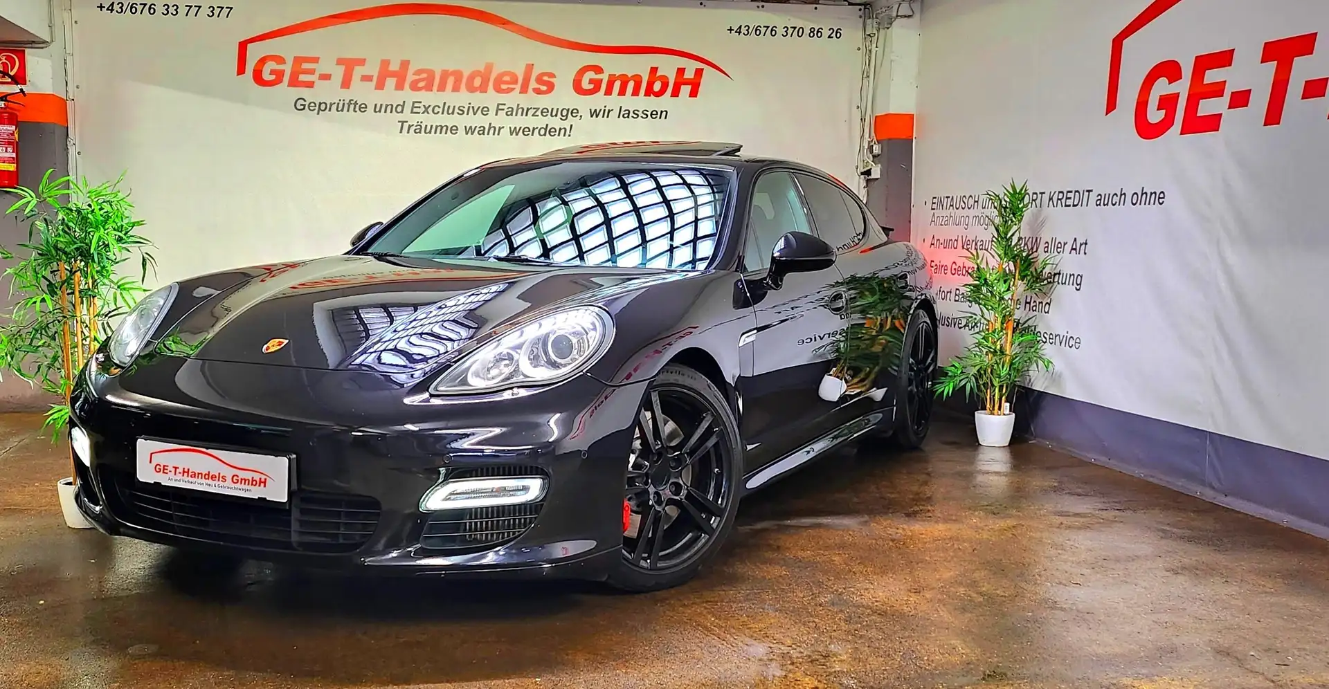 Porsche Panamera Turbo DSG Sport-Chrono-Paket Schwarz - 1