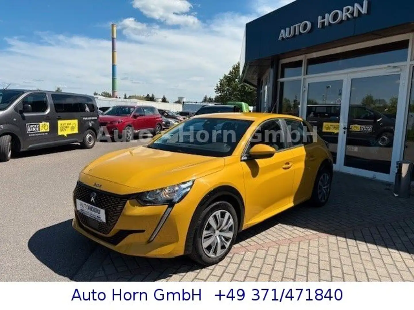 Peugeot 208 e- Active Gelb - 1