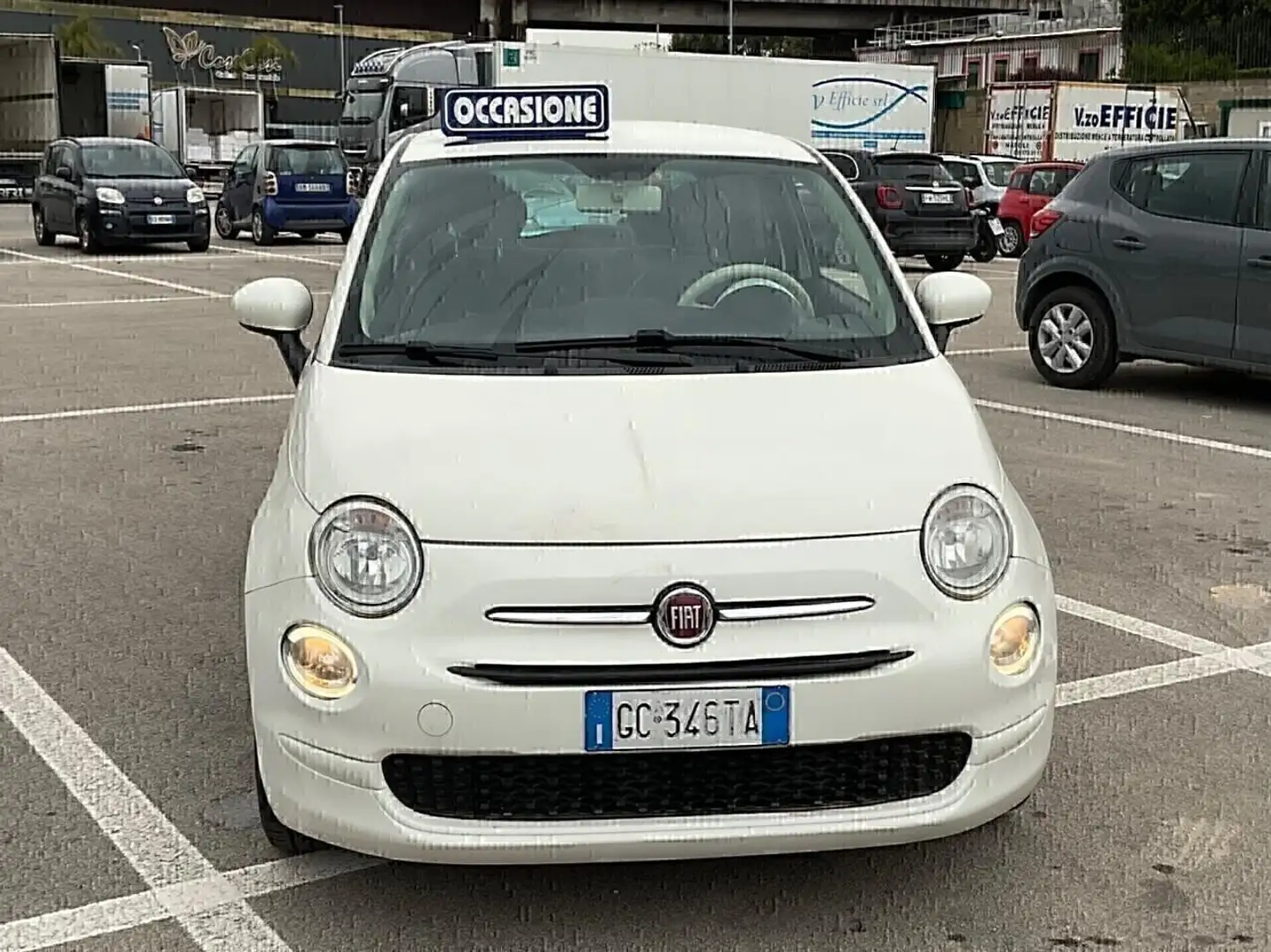 Fiat 500 500 1.2 Lounge Blanc - 1