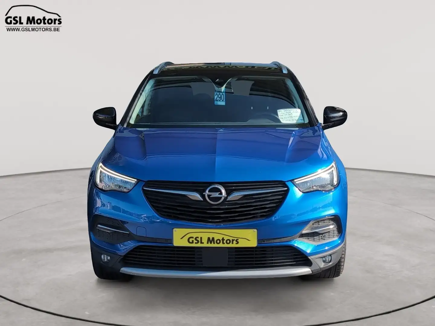 Opel Grandland X 1.2 Turbo 130cv bleu 07/19 Airco GPS Capteurs DAB Bleu - 2
