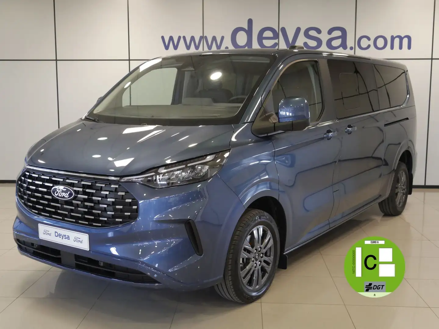 Ford Tourneo Custom 2.0 EcoBlue 110kW (150CV) L2 Titanium Bleu - 1