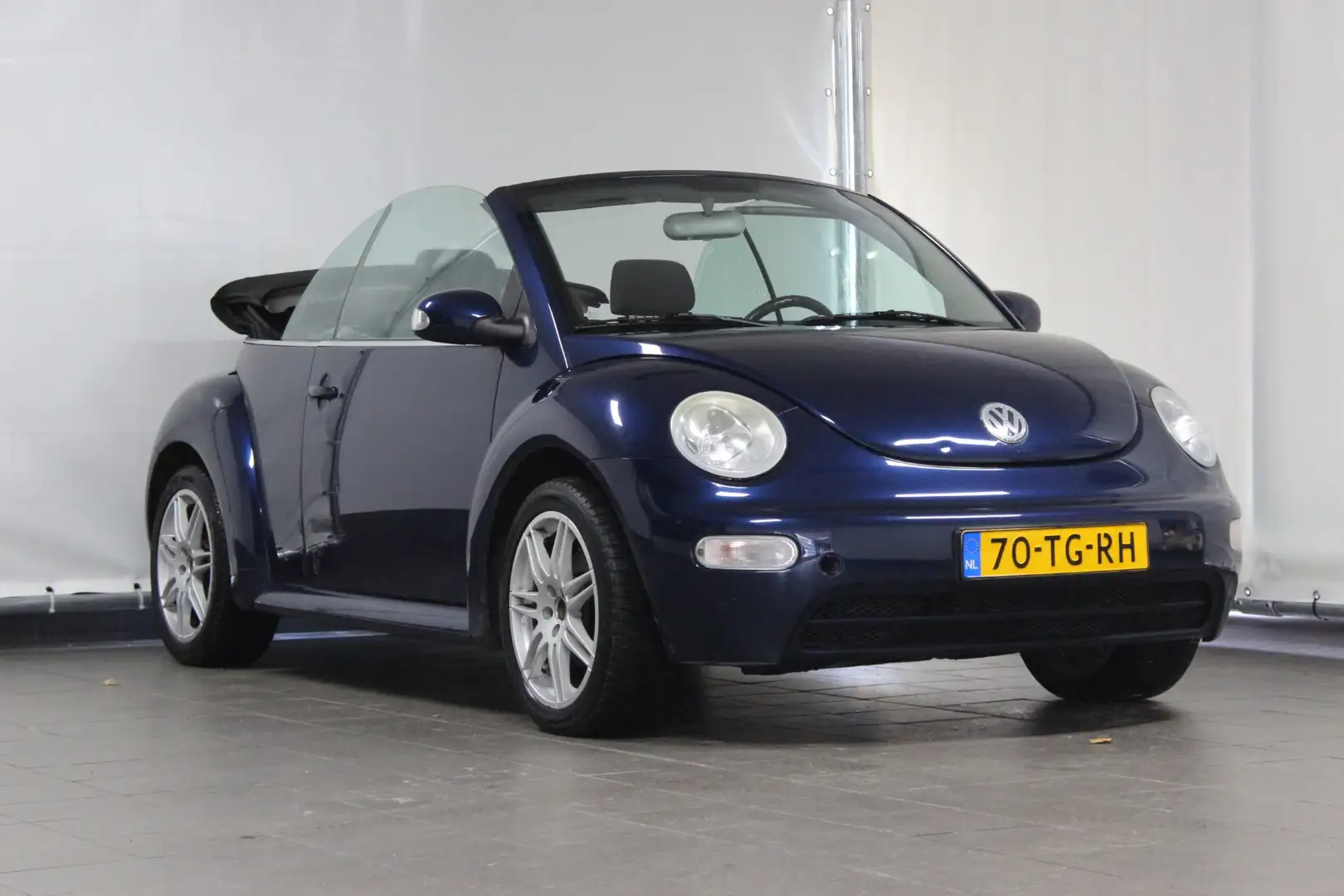 Volkswagen New Beetle 1.6 Cabriolet | 1e eigenaar | Airco Blau - 2