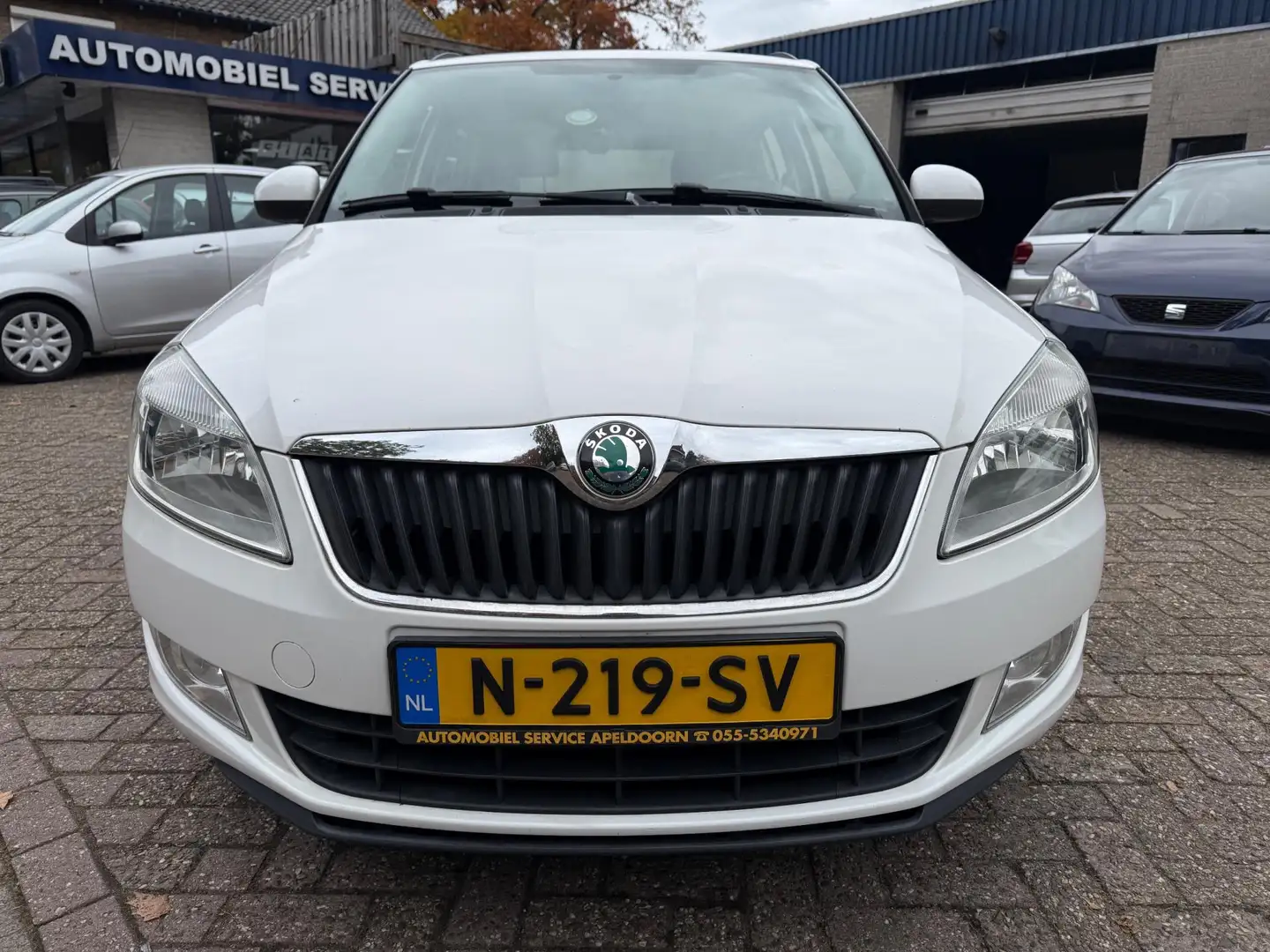 Skoda Fabia Combi 1.2 TSI Ambition *85PK*AIRCO*STUURBEKR.*ELLE Blanc - 2