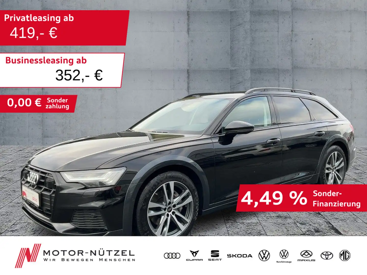 Audi A6 allroad A6 allroad 40 TDI QU MATRIX+NAVI+HuD+B&O+TV+AIR Schwarz - 1