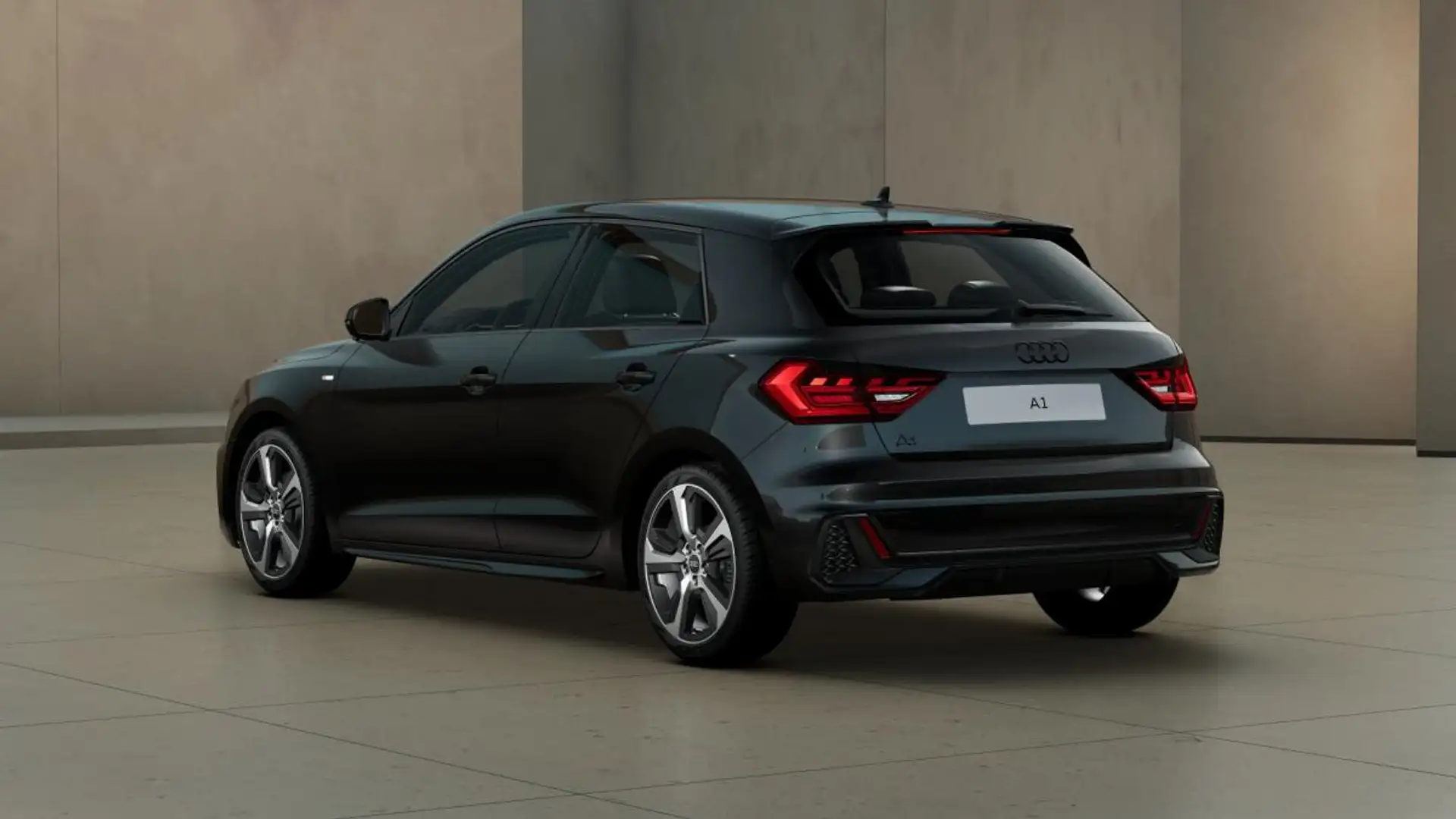 Audi A1 *Schnell sein lohnt sich*Verschiedene Farben verfü Schwarz - 2