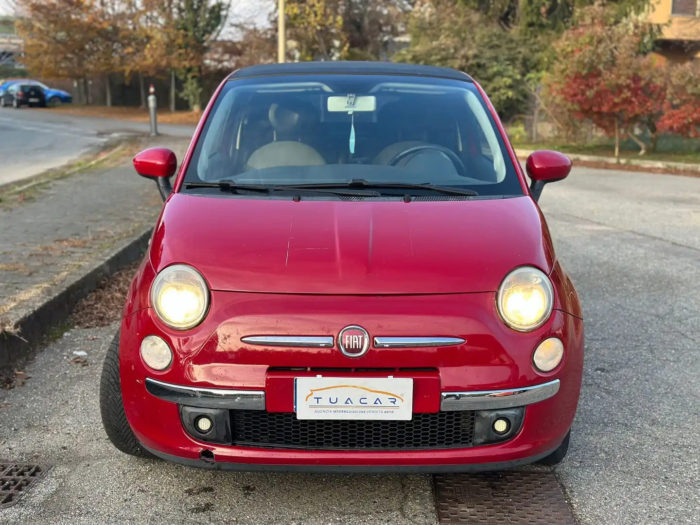 Fiat 500C Lounge 1.2 Rot - 2