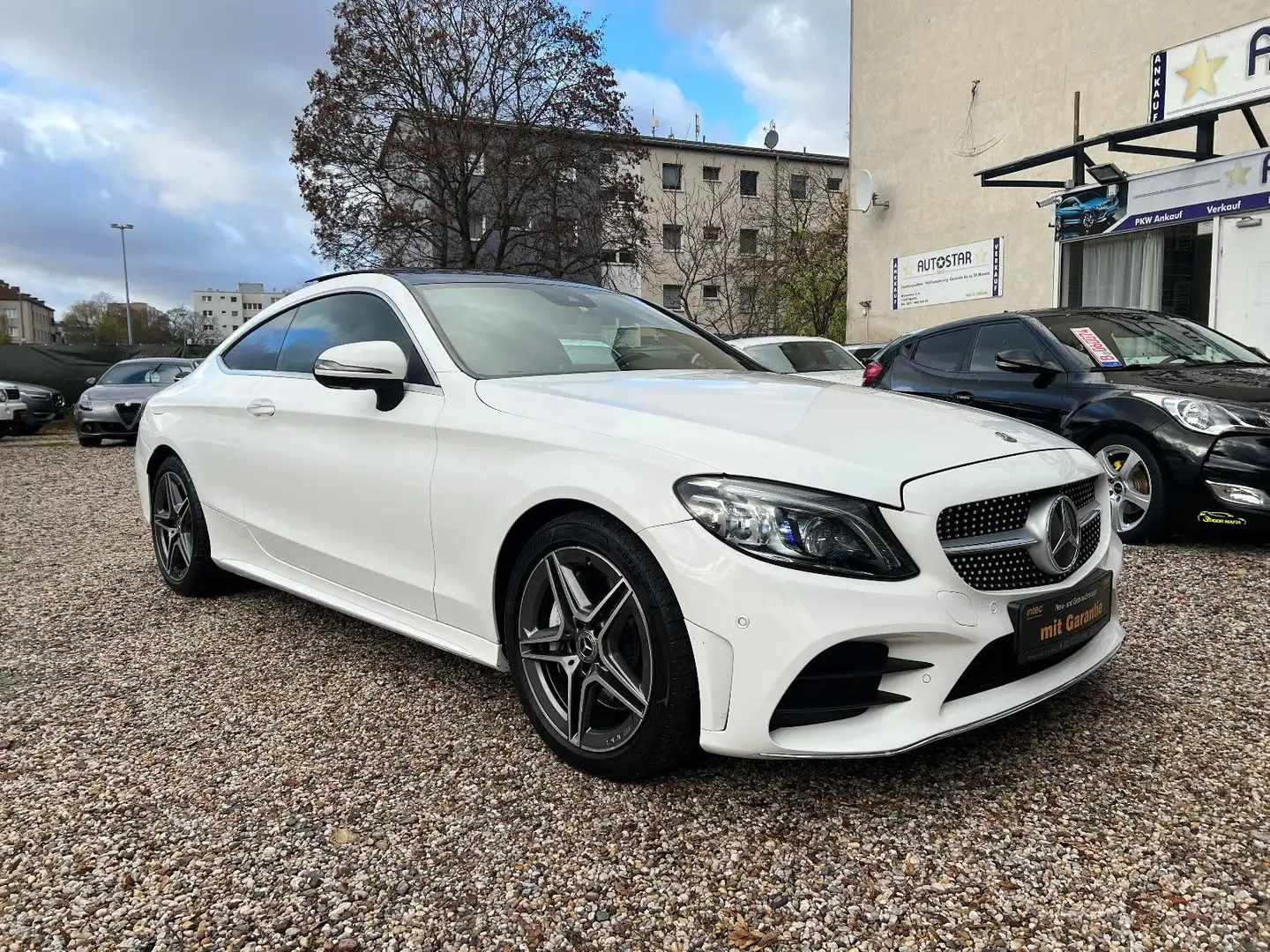 Mercedes-Benz C 300 d Autom Coupe.*AMG Line*Panorama*Multibeam Weiß - 1