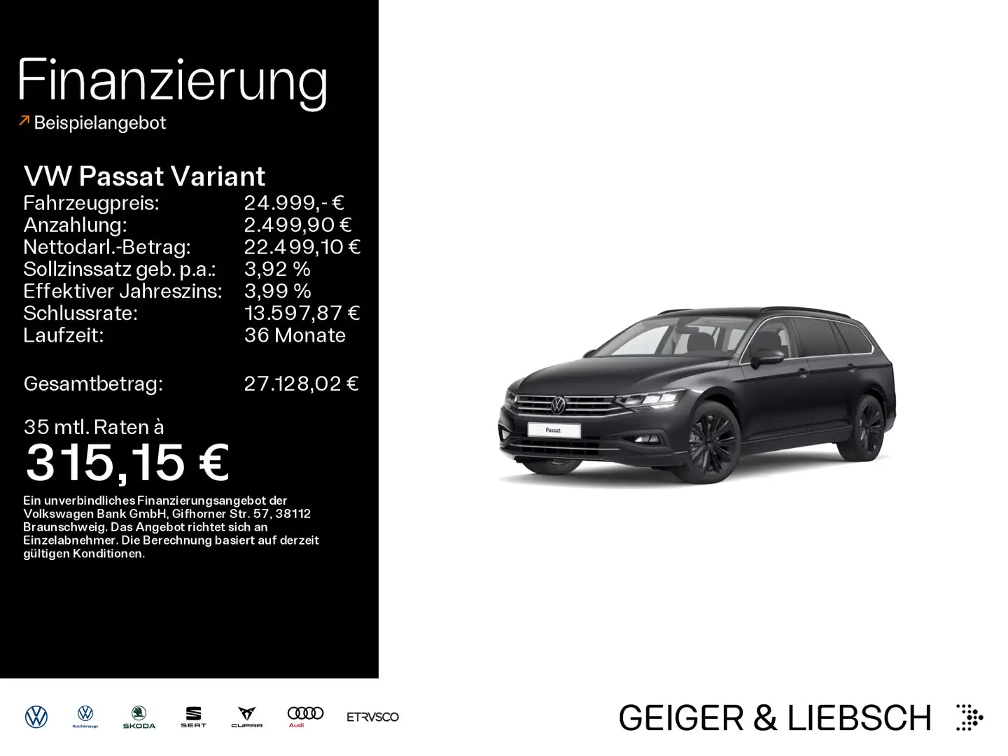 Volkswagen Passat Variant 2.0 TDI DSG BUSINESS*NAVI*AHK*KAM Gris - 1