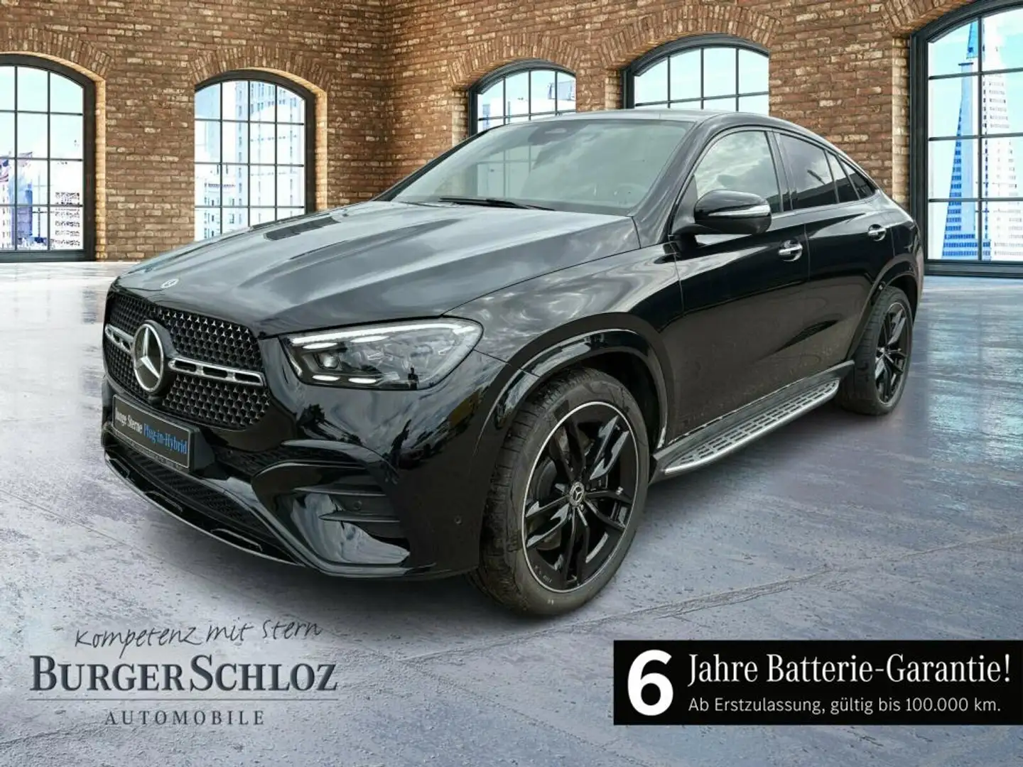 Mercedes-Benz GLE 350 de 4M Coupé AMG Night SpurW PDC elSitz Fekete - 1