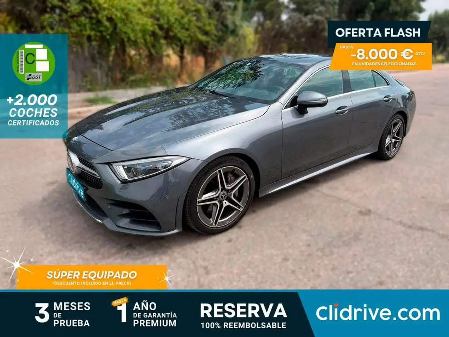 Mercedes-Benz CLS 300 300d Aut. Gris - 1