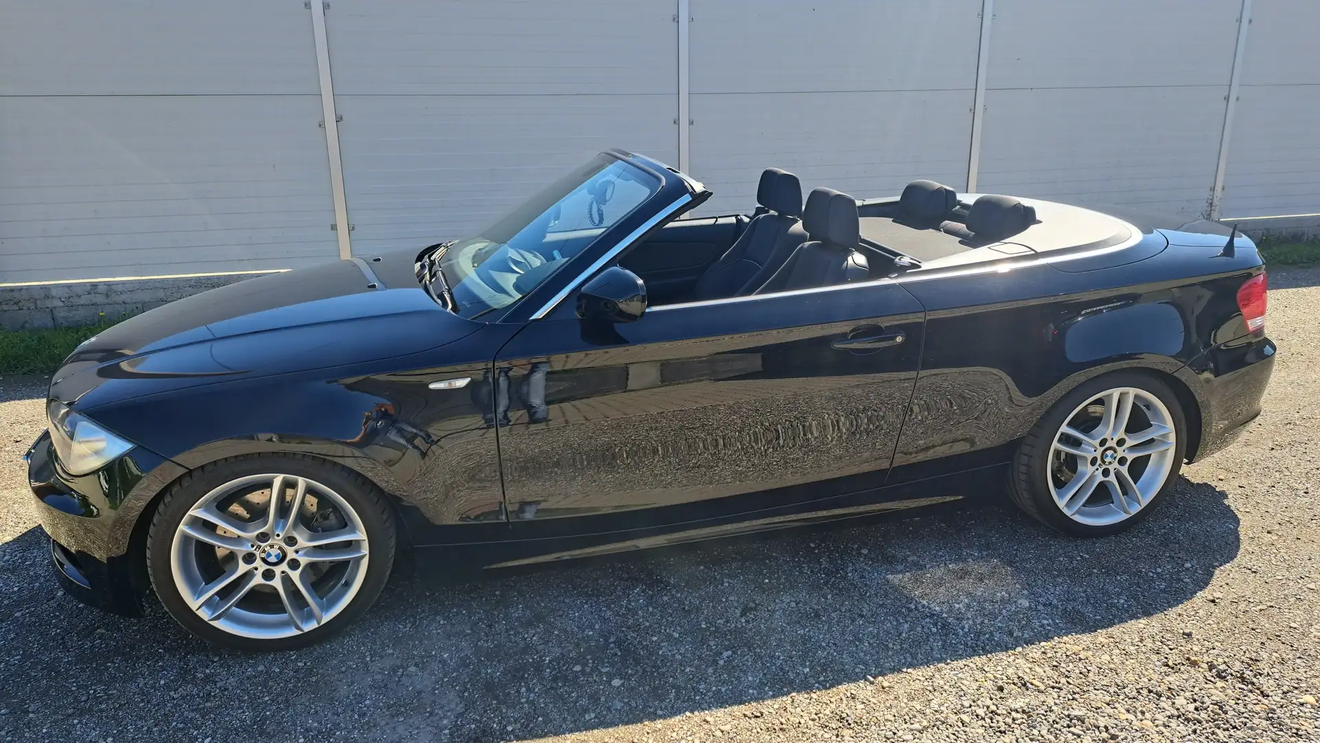 BMW 123 123d Cabrio M-Paket -49.500km- Czarny - 1