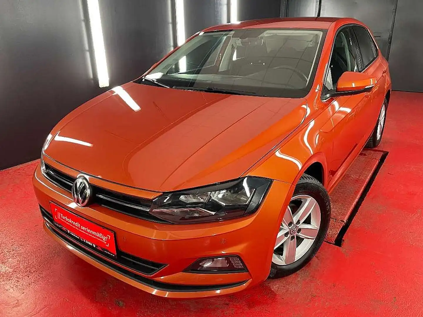 Volkswagen Polo 1,0 *Serviceheft *1.Besitz *NUR 96.000km !!! Orange - 1