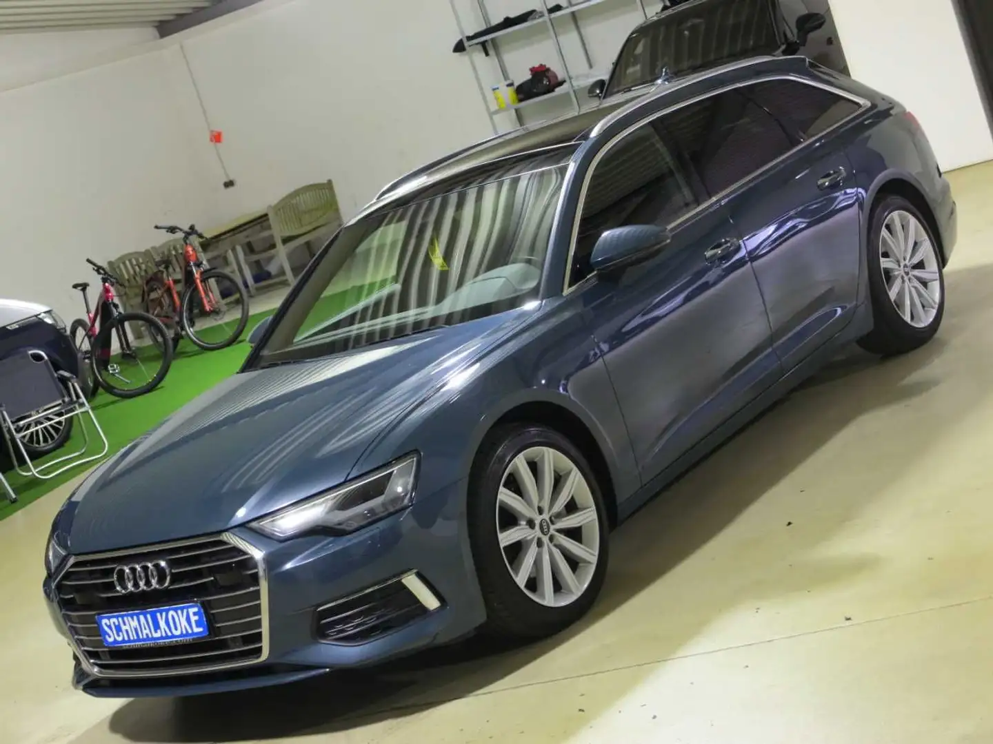 Audi A6 Avant 40 TDI2.0 SCR S tronic design Leder eSD Grün - 2