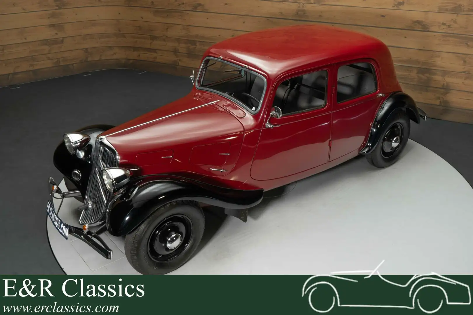 Citroen Traction Avant Sedan Rojo - 1