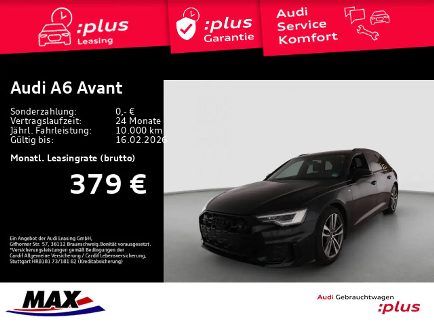 Audi A6 50 TFSI e QUATT S LINE MATRIX+OPTIK+HUD Schwarz - 1