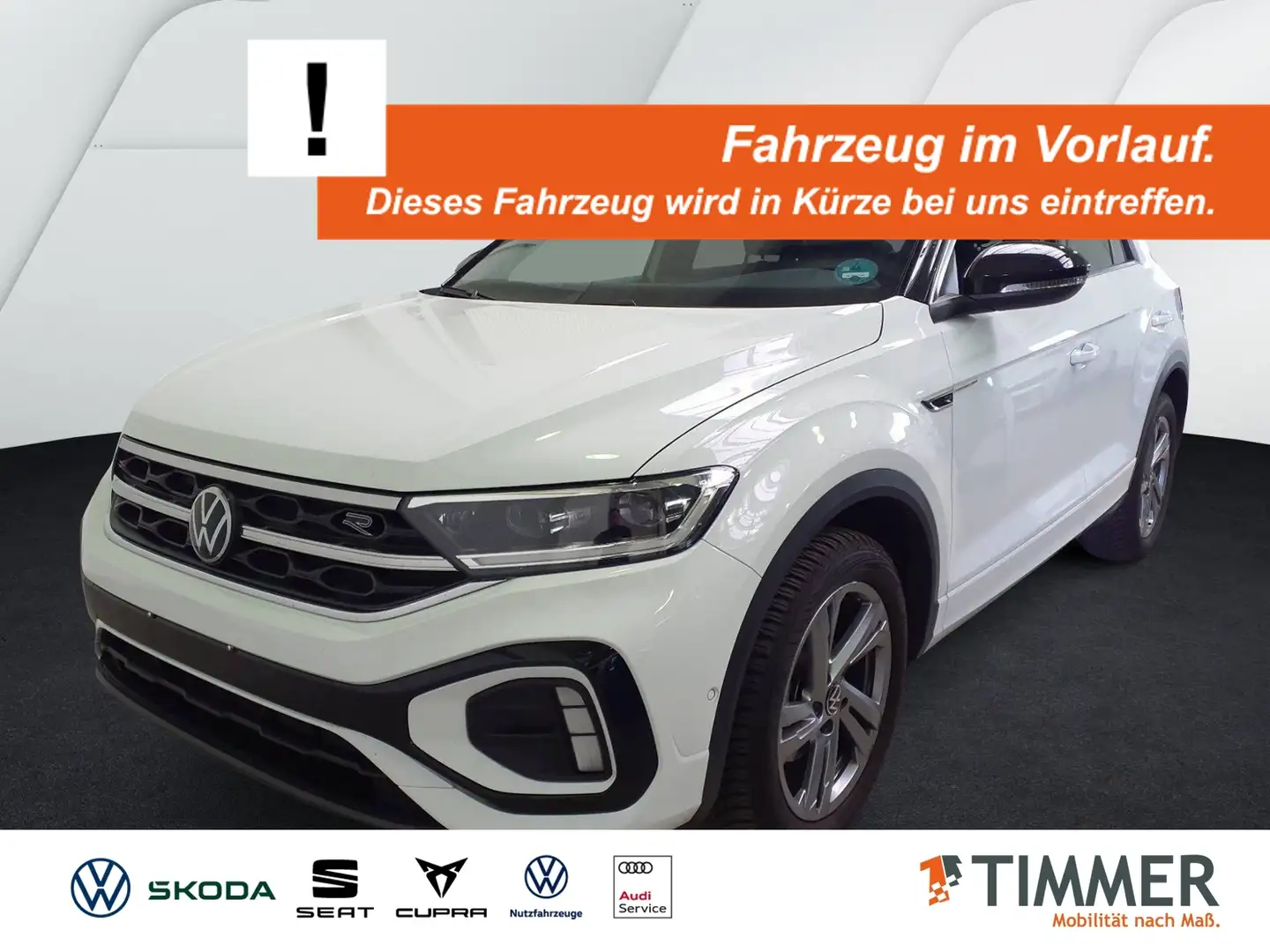 Volkswagen T-Roc 1.5 TSI DSG R-LINE *AHK *LED *ACC *VIRTUAL *RKAM Weiß - 1