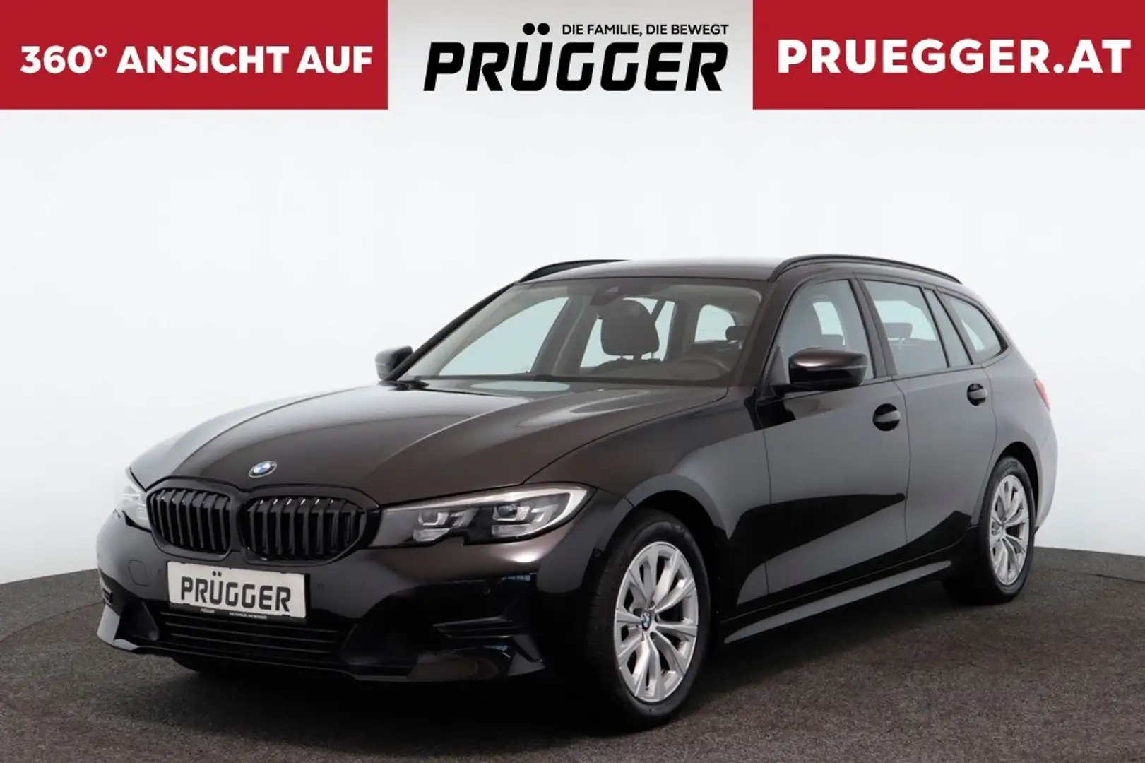 BMW 316 d 48V Touring Autom LED NAVI 17ZOLL Schwarz - 1