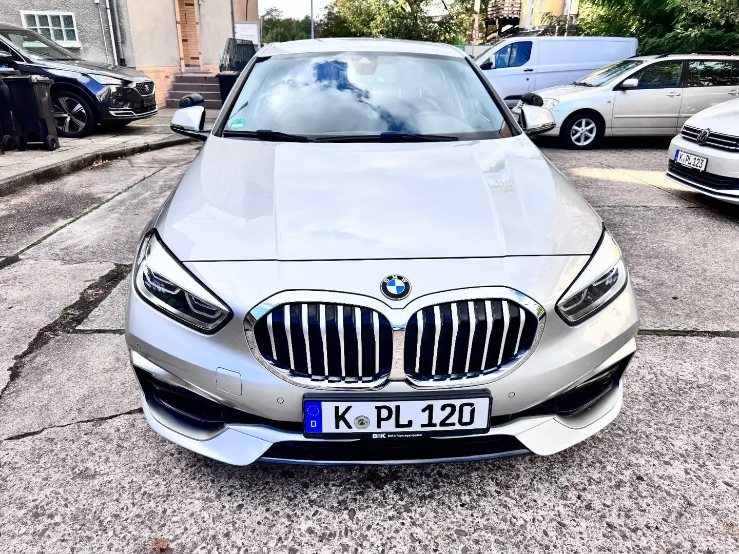 BMW 116 d Luxury Line Fahrschule Veigel Doppelpedale Silber - 2