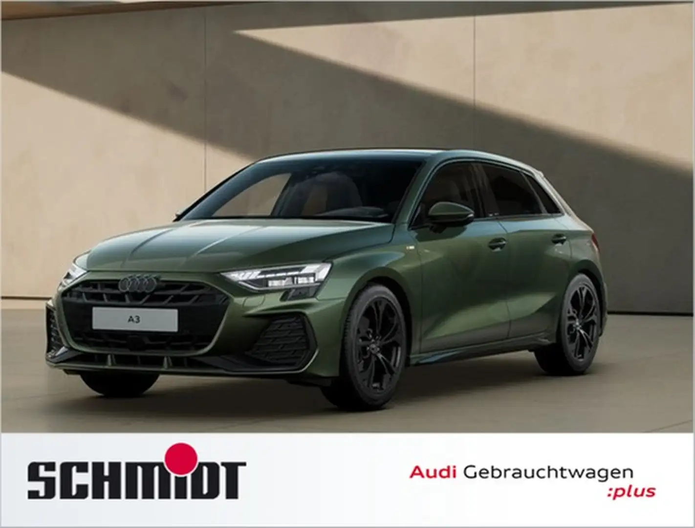 Audi A3 Sportback 30 TFSI S line Pano LED LM18 Grün - 1