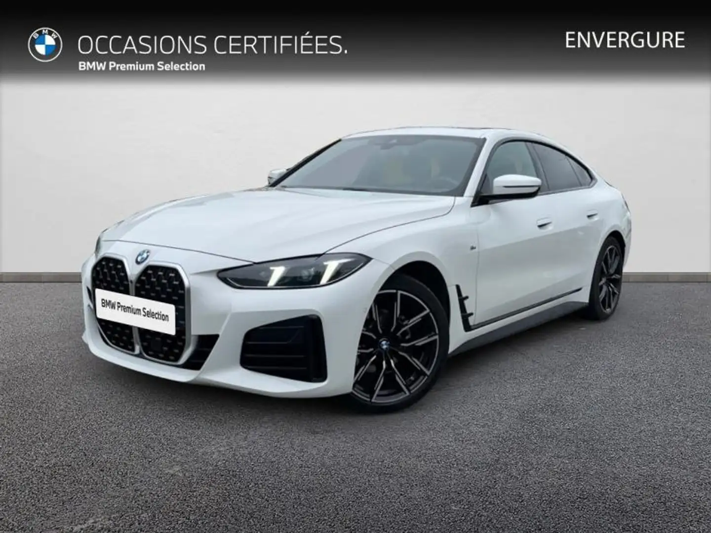 BMW 420 420dA xDrive 190ch M Sport Blanc - 1