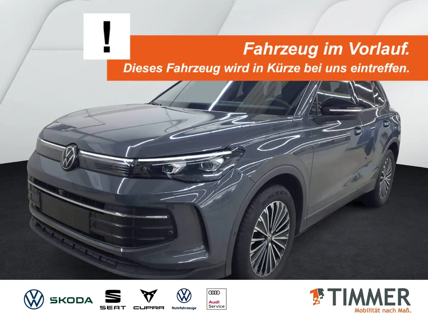 Volkswagen Tiguan 1.5 eTSI DSG GOAL +IQ.LIGHT +AHK +360° +ACC +TRAV Grau - 1