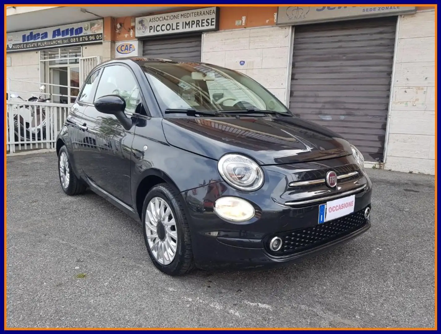 Fiat 500C 1.2 Pop Star Noir - 1
