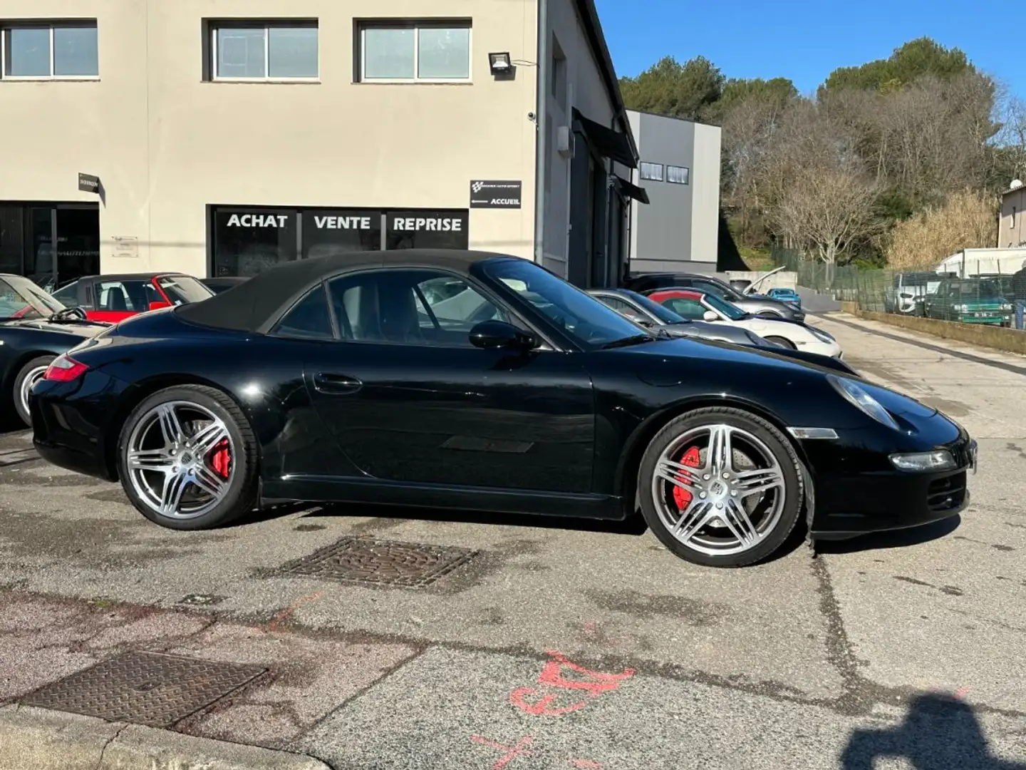 Porsche 911 997.1 S 355CH CABRIOLET TIPTRONIC Nero - 2