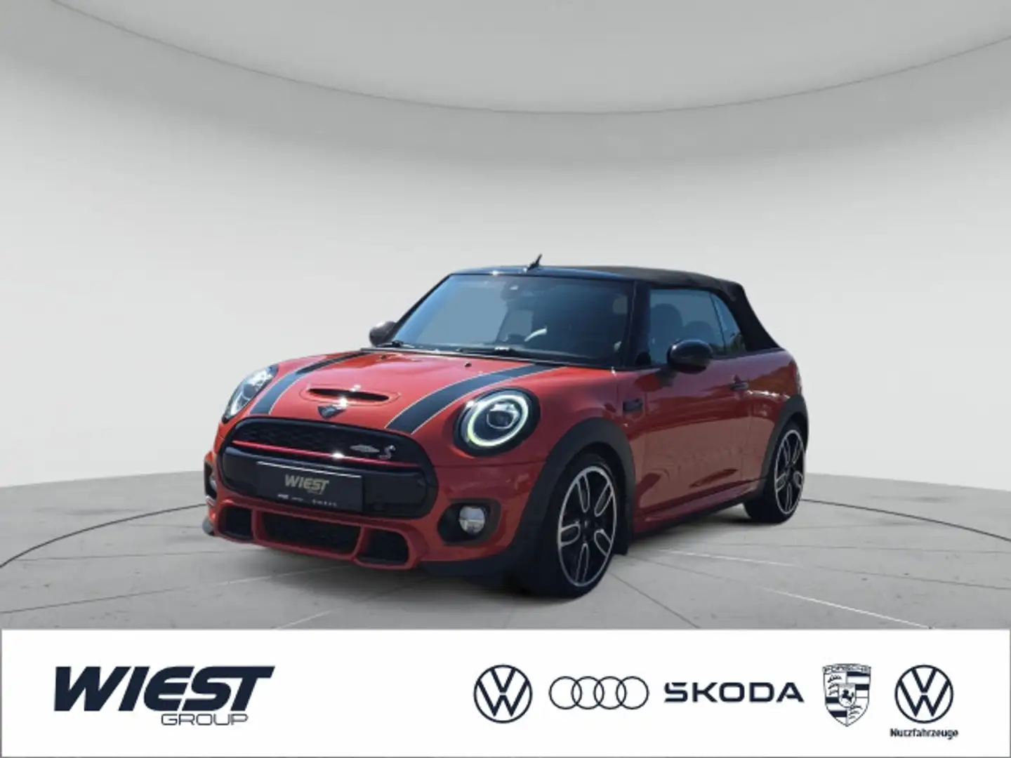 MINI Cooper S Cabrio LEDER/LED/KAM/SHZ/KLIMA/PARK-ASS Оранжевий - 1