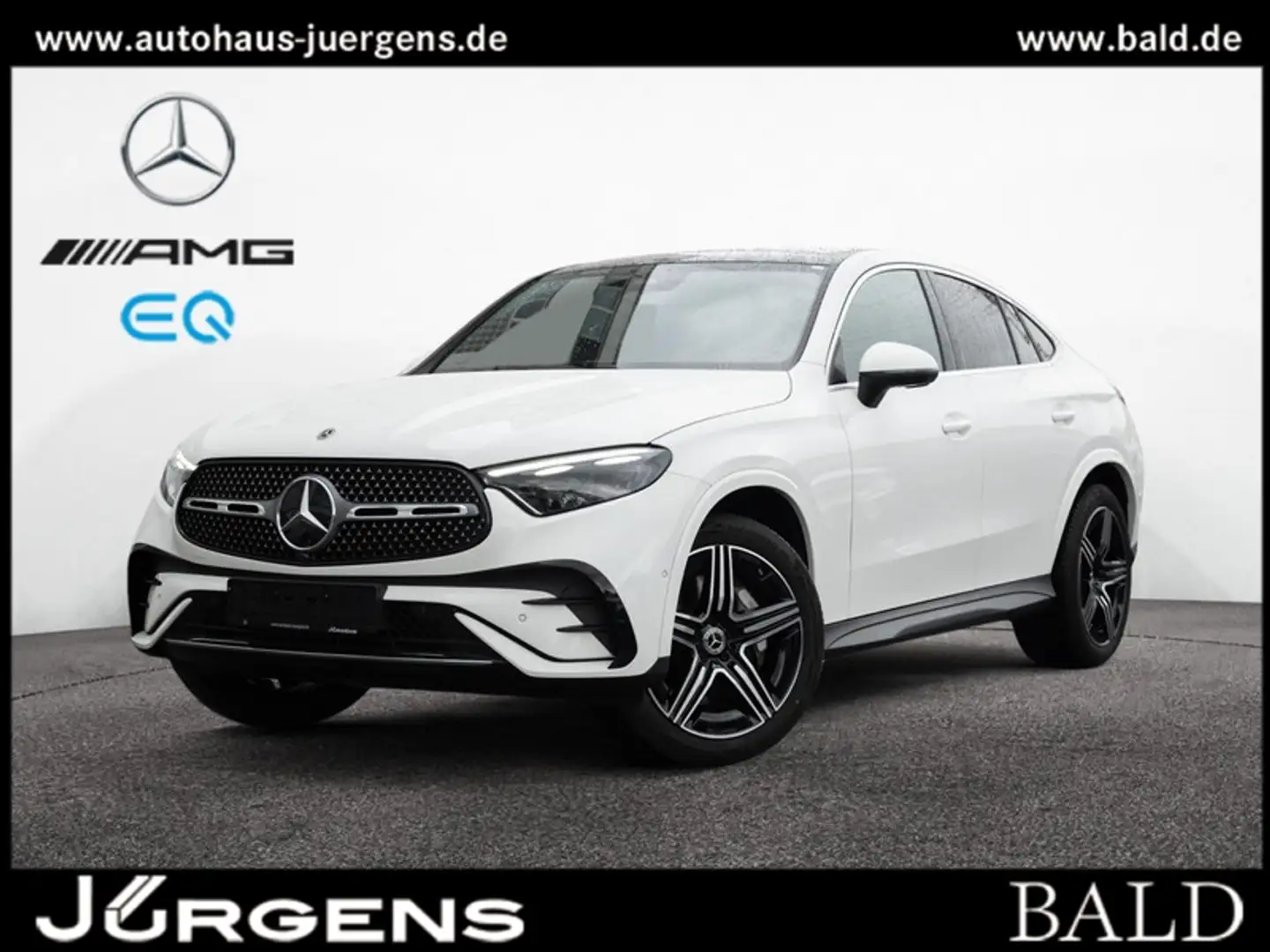 Mercedes-Benz GLC 200 4M Coupé AMG-Sport/360/Pano/AHK/Distr/20 Bianco - 1