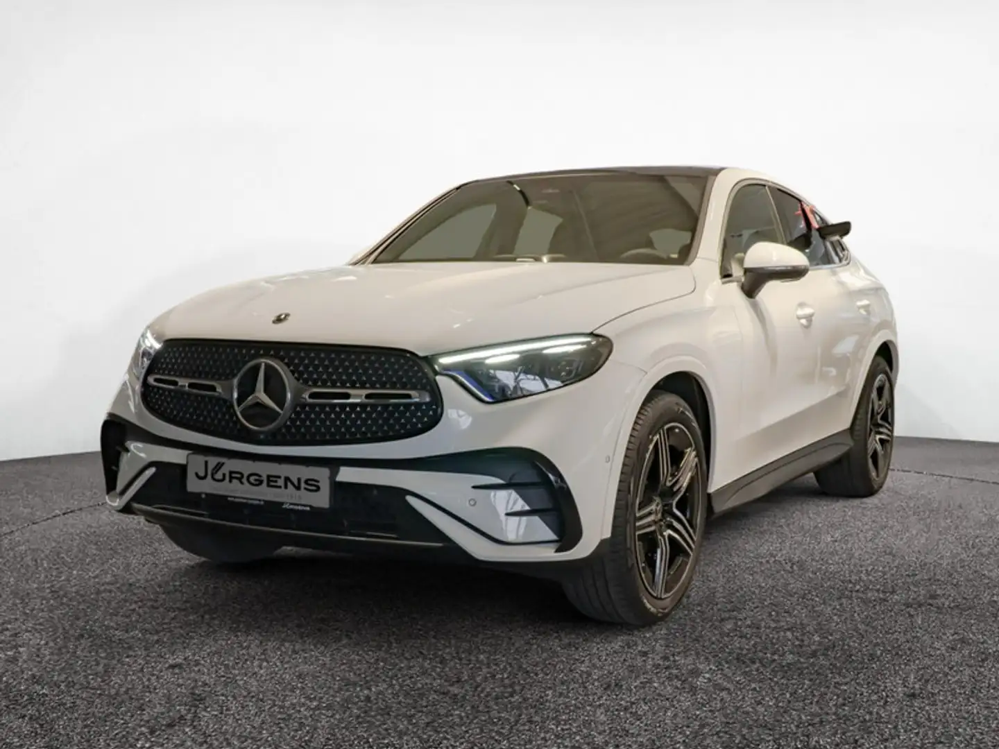 Mercedes-Benz GLC 200 4M Coupé AMG-Sport/360/Pano/AHK/Distr/20 Weiß - 1