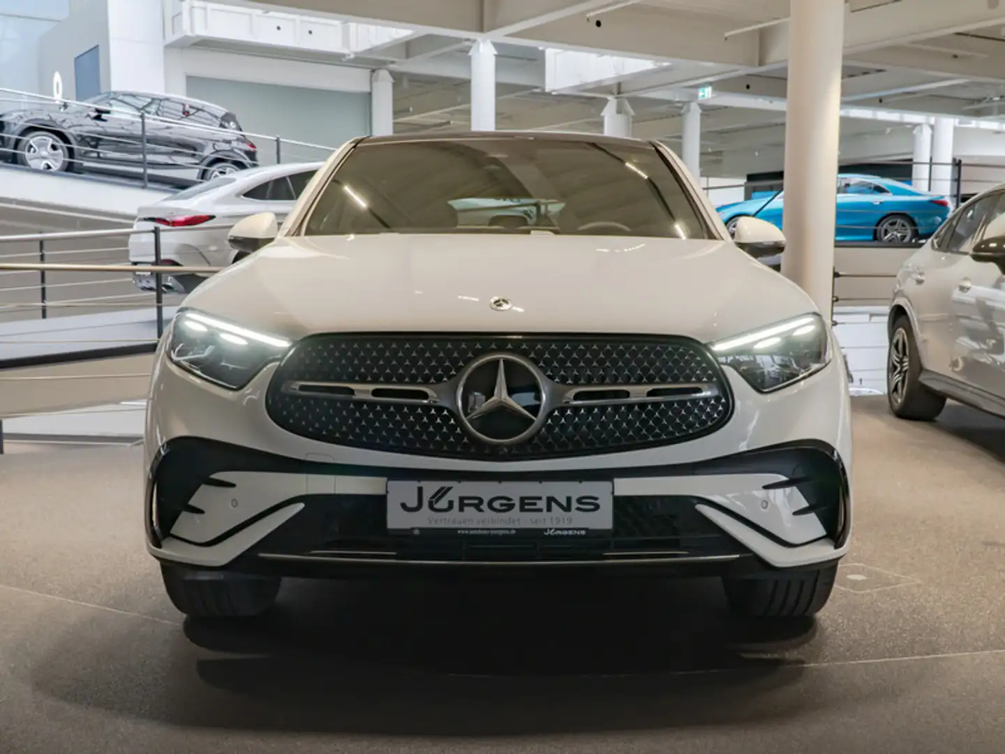 Mercedes-Benz GLC 200 4M Coupé AMG-Sport/360/Pano/AHK/Distr/20 Blanco - 2