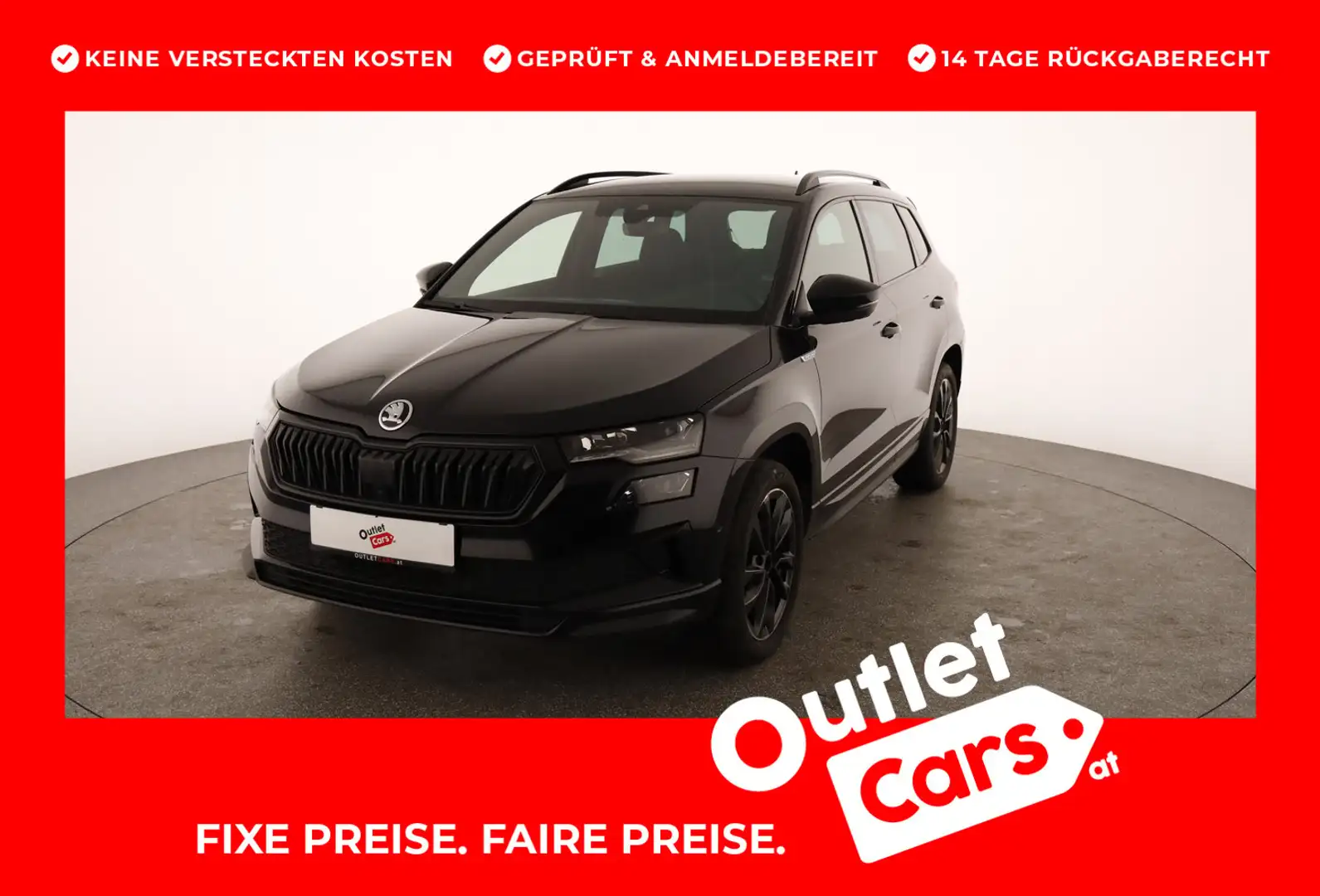 Skoda Karoq 4x4 SPORTLINE TDI DSG Schwarz - 1